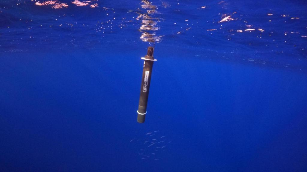 Flotador InfinitiTE en una inmersión de prueba