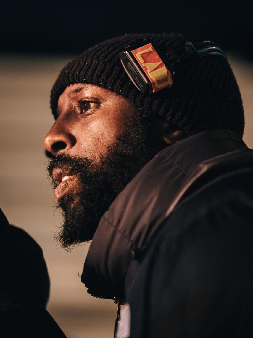 Ladj Ly, durante el rodaje de 'Los indeseables'