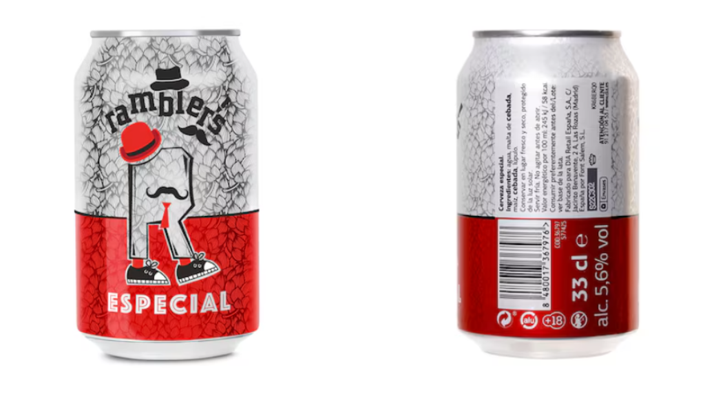 La cerveza Ramblers Especial de Día.