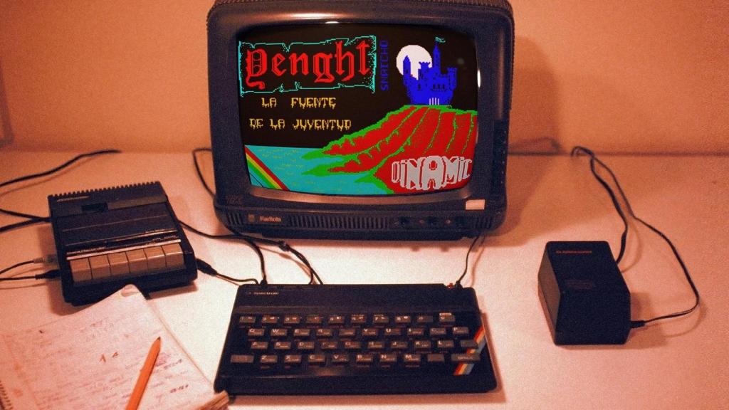 'Yenght', el primer videojuego de Dinamic, para el ordenador Spectrum