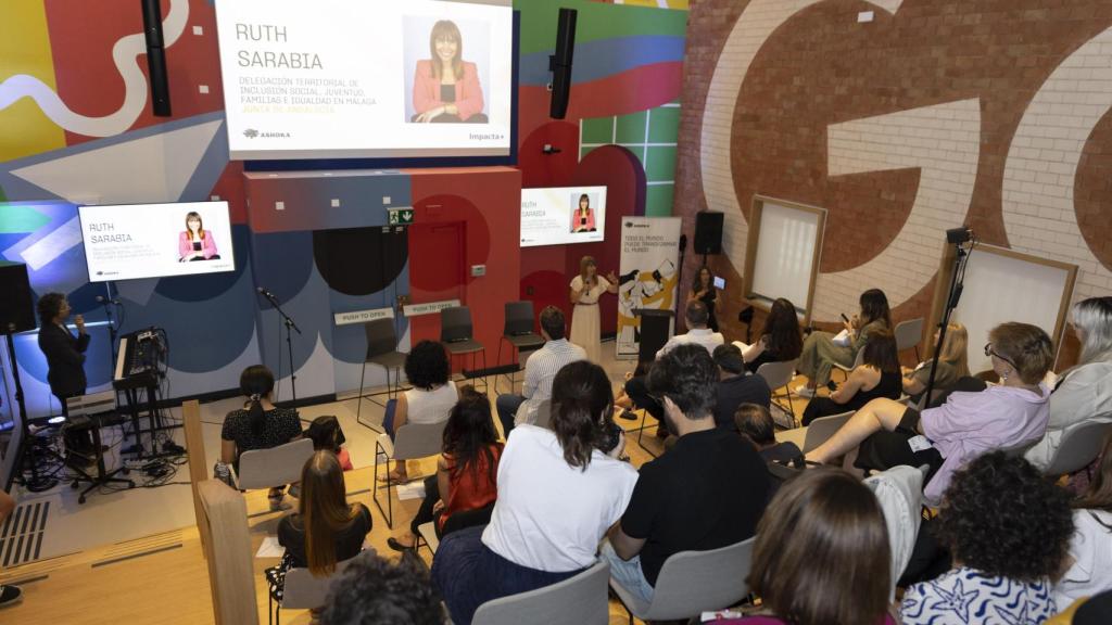 La intervención de Ruth Sarabia en el acto.