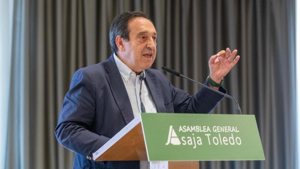 Pedro Barato en la Asamblea General de ASAJA Toledo. Foto: Javier Longobardo.