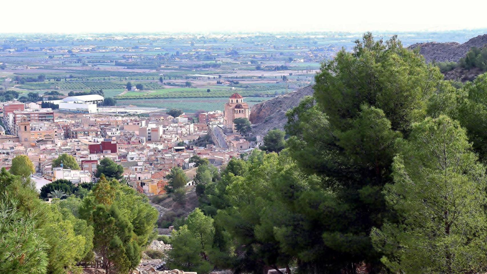 Panorámica de Callosa del Segura, desde La Pilarica.