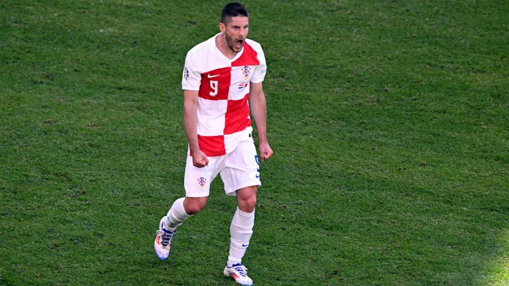 Kramaric celebra su gol ante Albania.