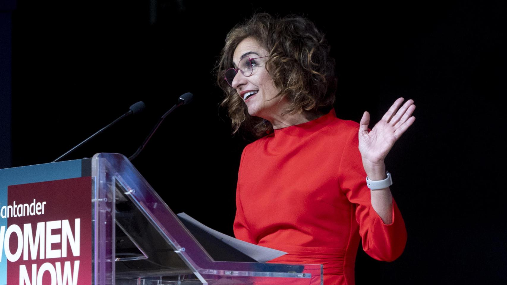 La vicepresidenta primera y ministra de Hacienda, María Jesús Montero.