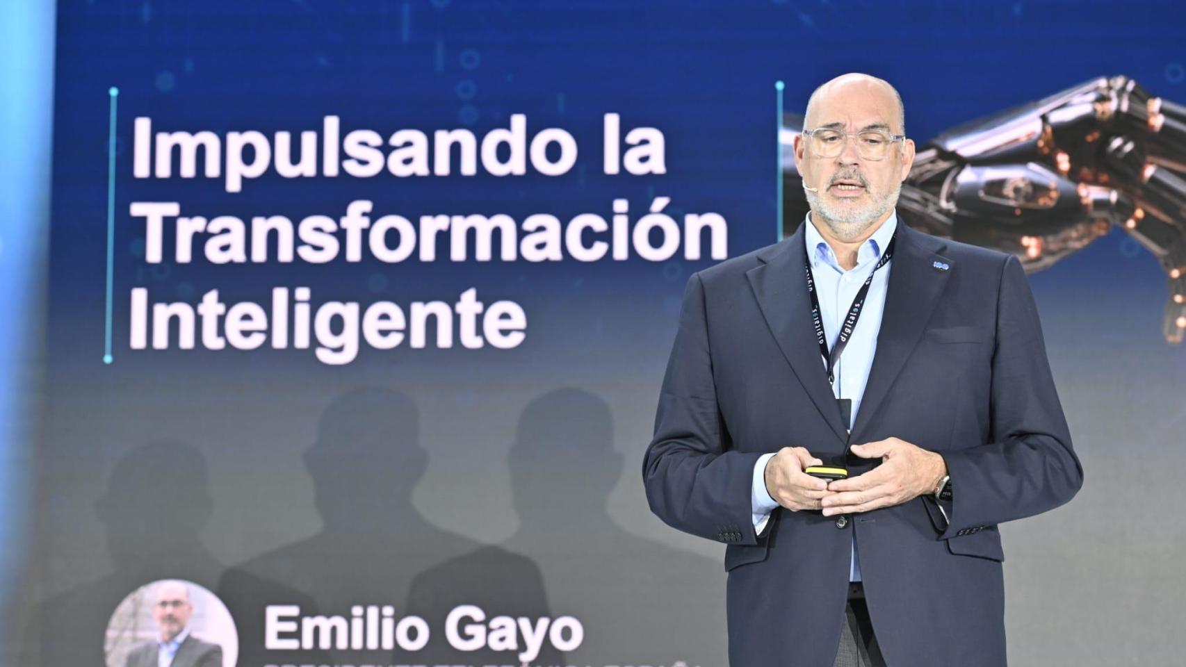 Emilio Gayo, presidente de Telefónica España, en DigitalES Summit 2024.