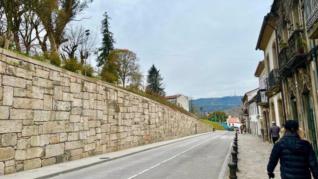 Rúa do Pombal, en Santiago.