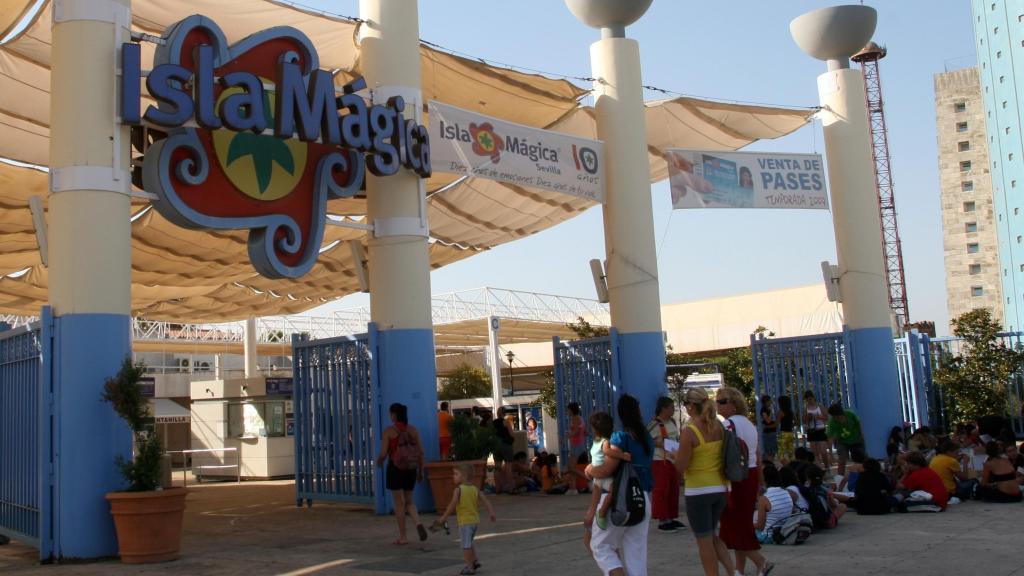 Entrada a Isla Mágica.