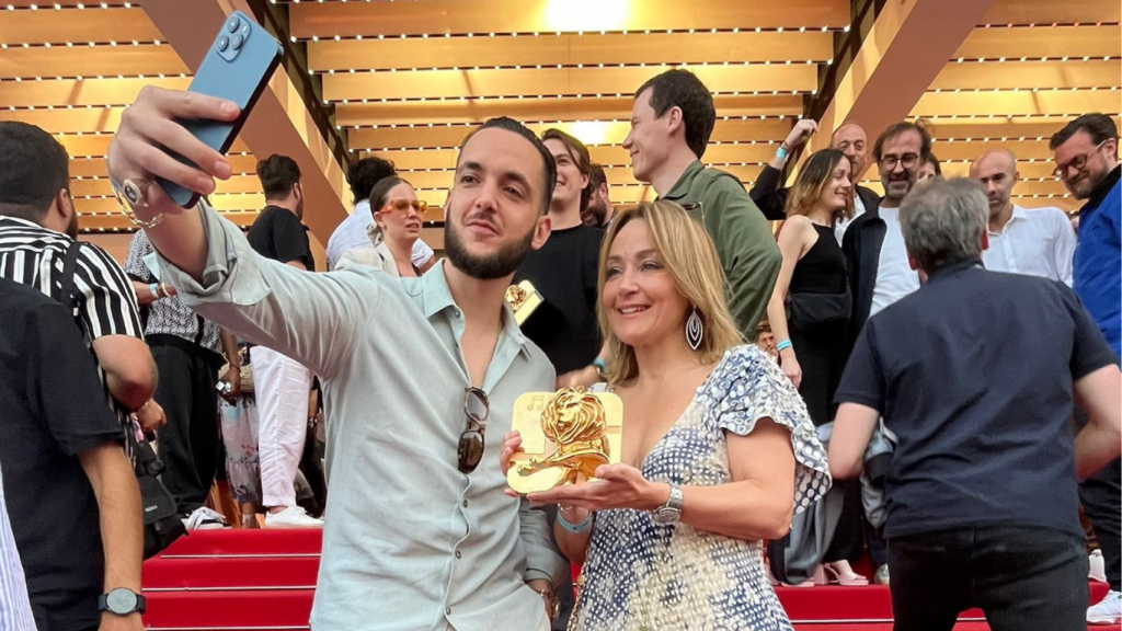 C. Tangana y Marián Mouriño en Cannes.