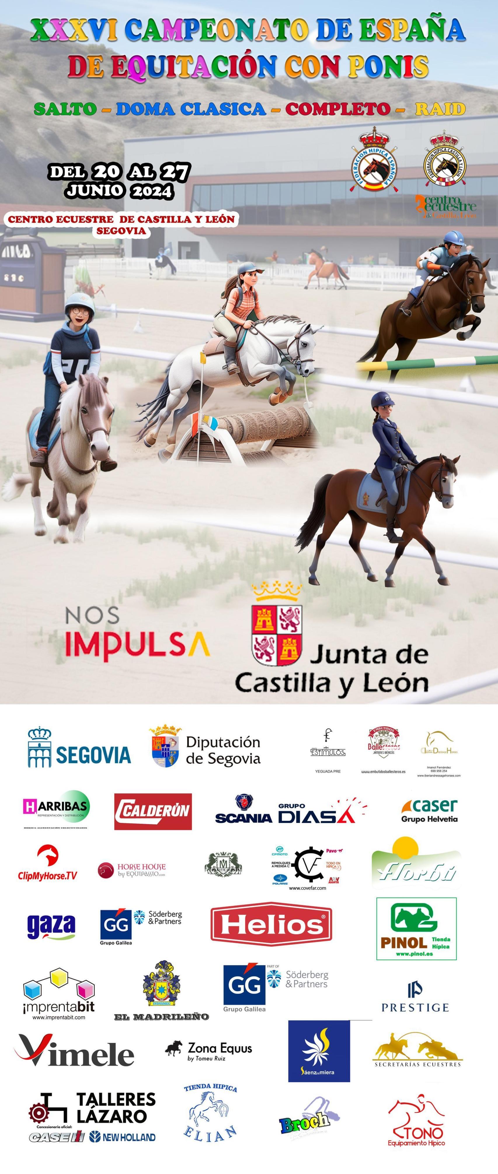 XXXVI Campeonato de España de equitación con Ponis