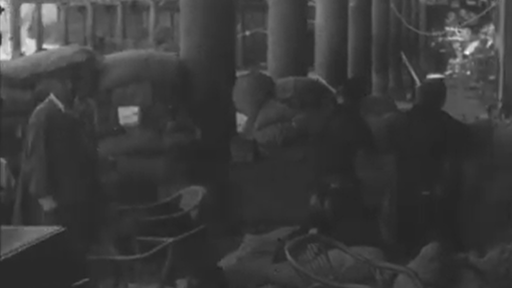 Barricadas en la plaza de Zodocover.