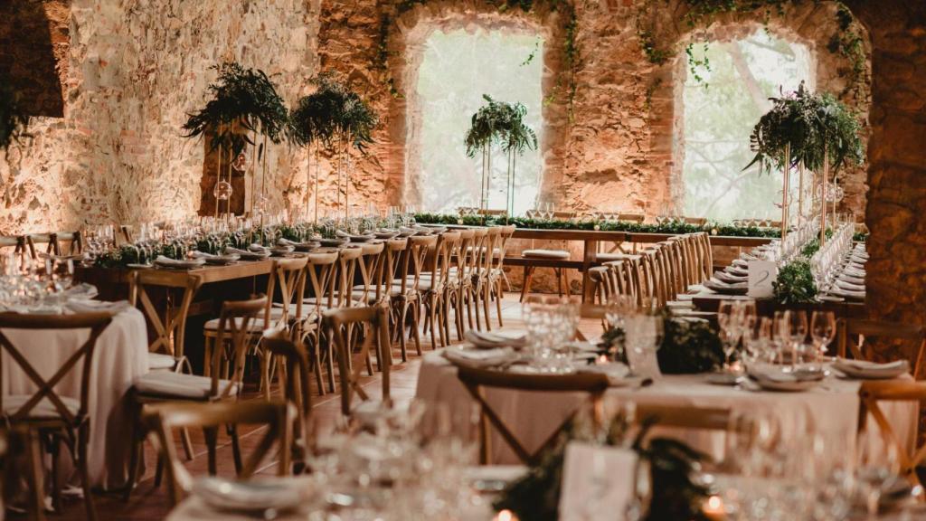 Uno de los salones de Convent de Blanes.