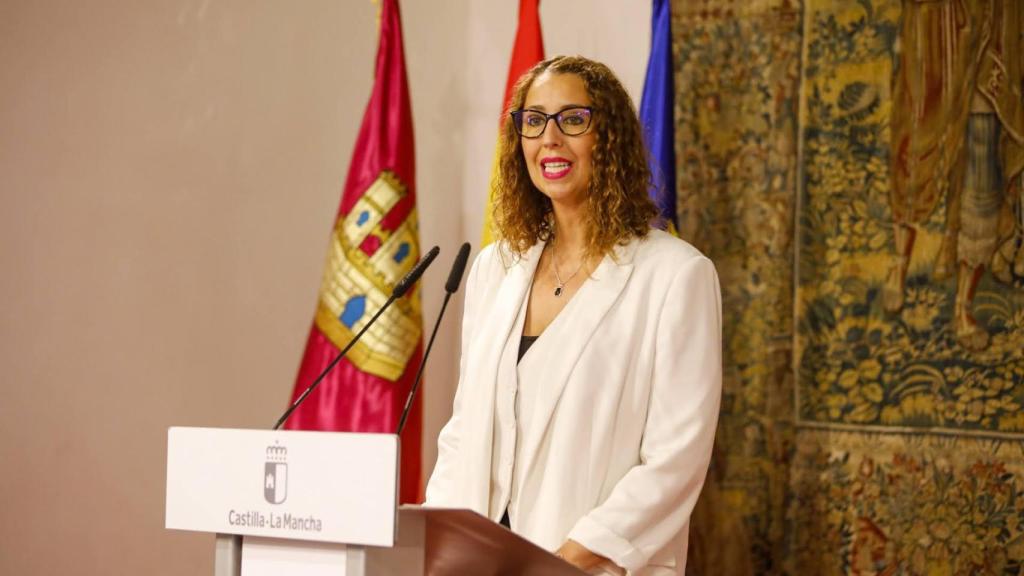 La consejera de Igualdad, Sara Simón, en su intervención.