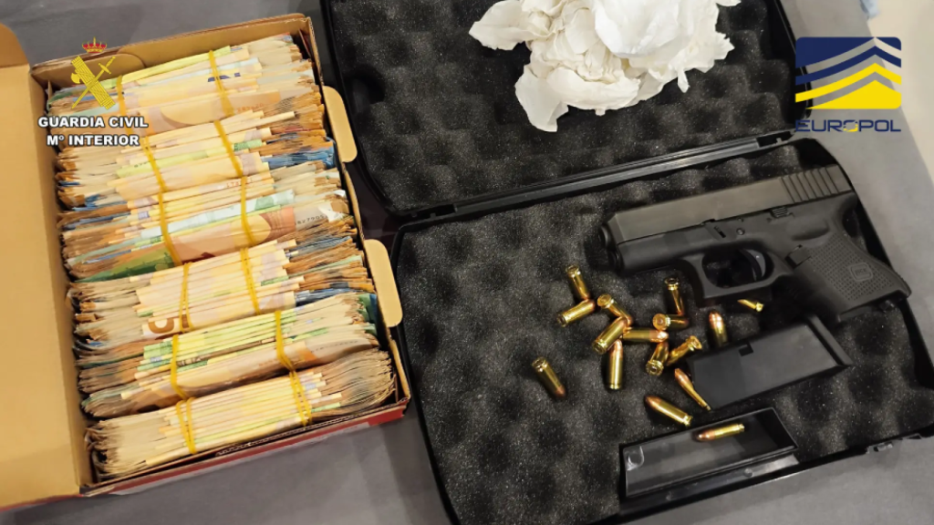 Parte del botín incautado por la UCO en esta macrooperación.