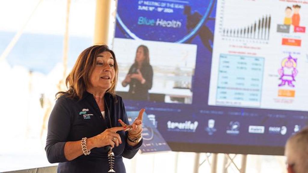 Rosaura Leis durante su ponencia.