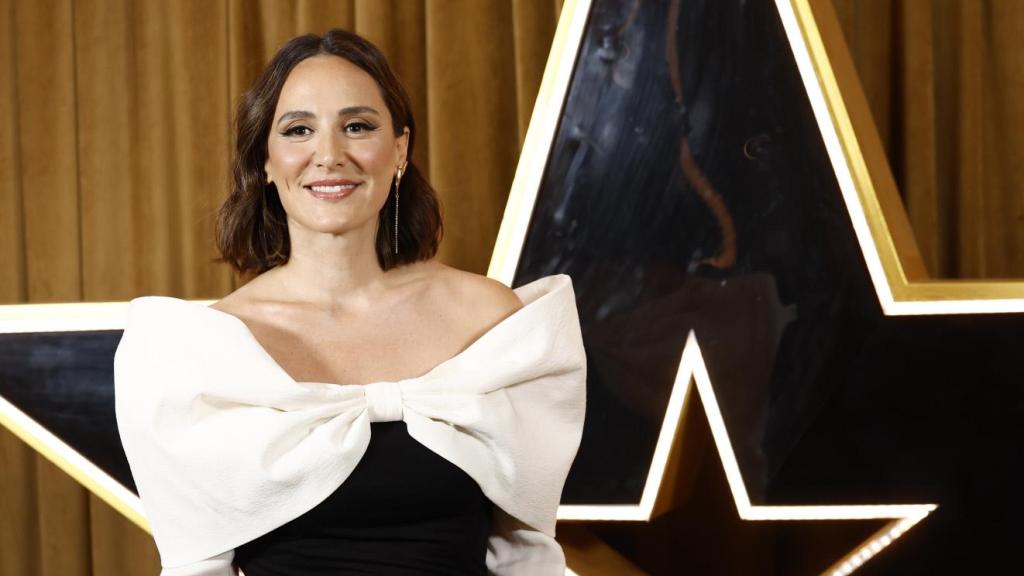 Tamara Falcón en el photocall de la décima edición de 'Got Talent'.