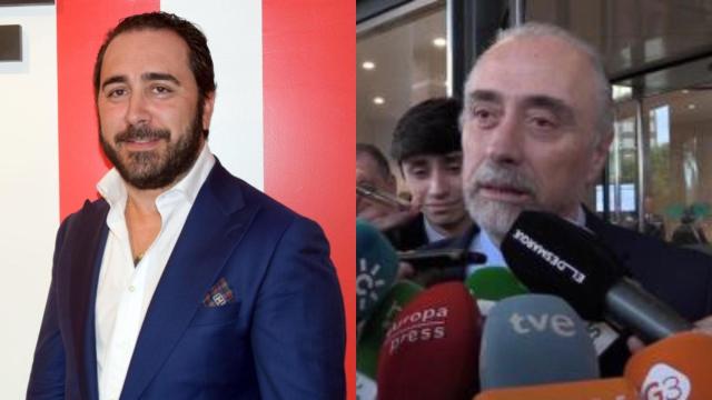 Montaje con Víctor de Aldama y Javier Páez