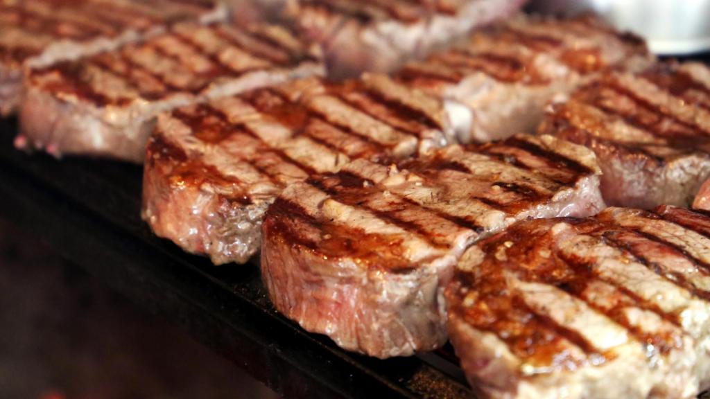 Un entrecot a la parrilla.