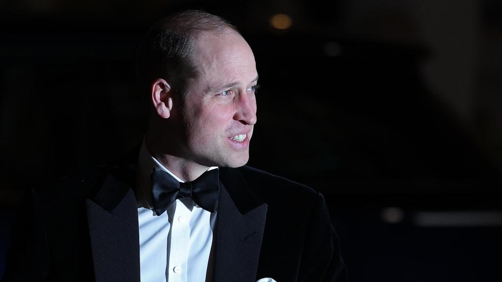 El príncipe Guillermo durante un acto en Londres.