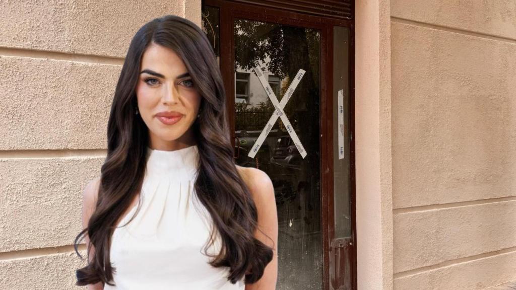 Violeta Mangriñán en un fotomontaje de JALEOS.