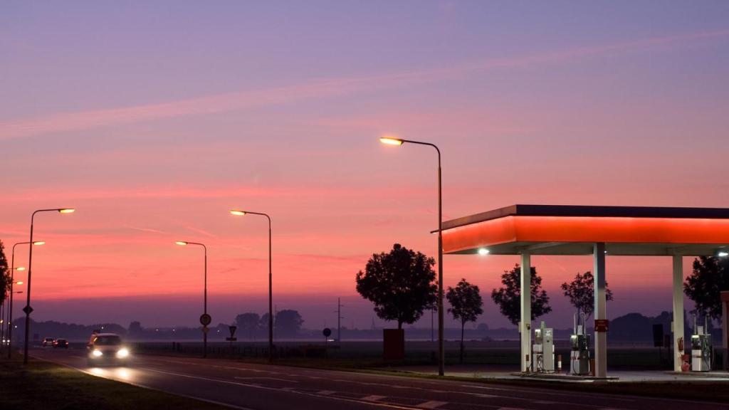 Imagen de archivo de una gasolinera.