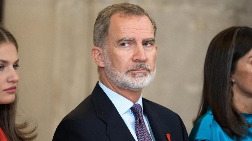 El rey Felipe VI durante su décimo aniversario como jefe del Estado, este miércoles 19 de junio.