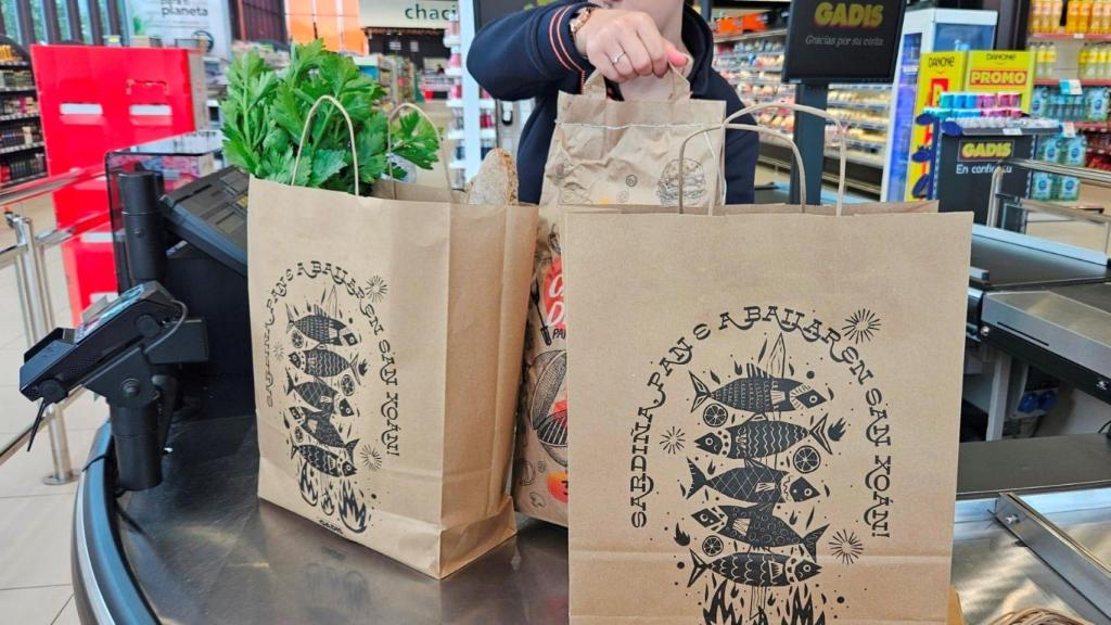 Bolsas de papel reciclado