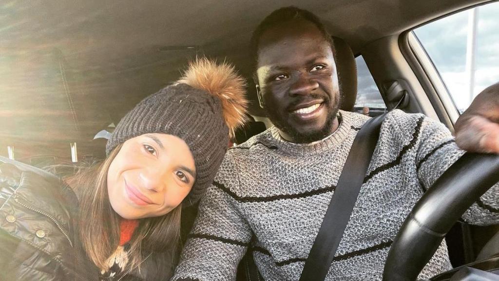 Sonia con su marido Mamadú.