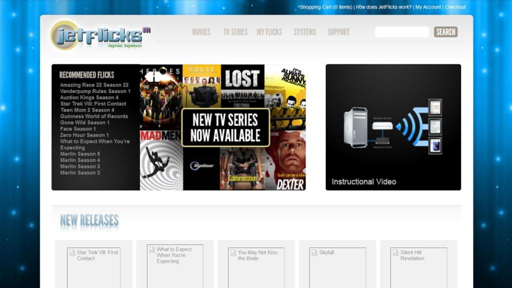 Jetflicks fue una de las mayores alternativas piratas a Netflix