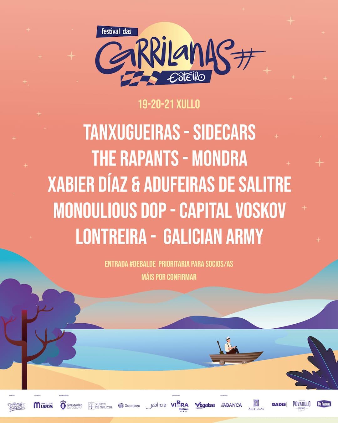 Primeros confirmados del Festival de las Carrilanas de Esteiro.