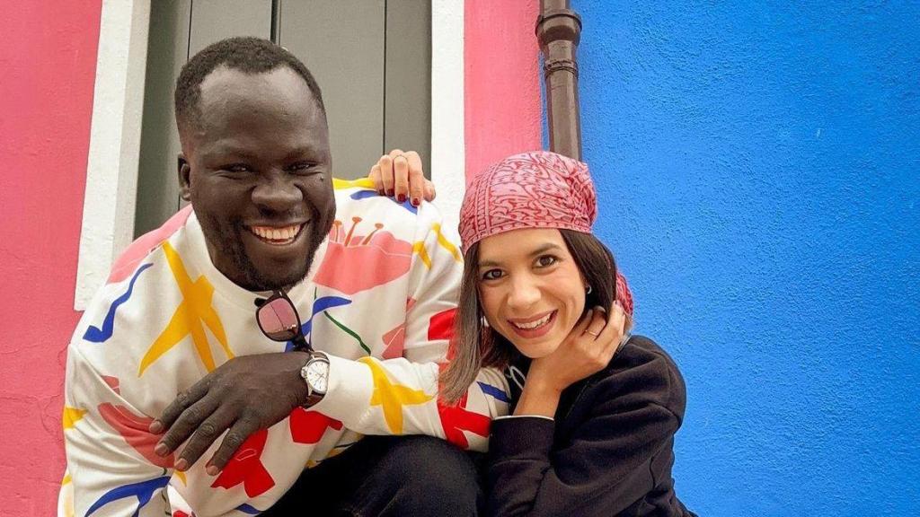 Sonia Cámara y Mamadú Nfamara Sambú en una fotografía de sus redes sociales.