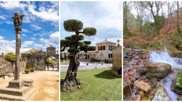 Monasterios, bodegas y senderos en Meis.