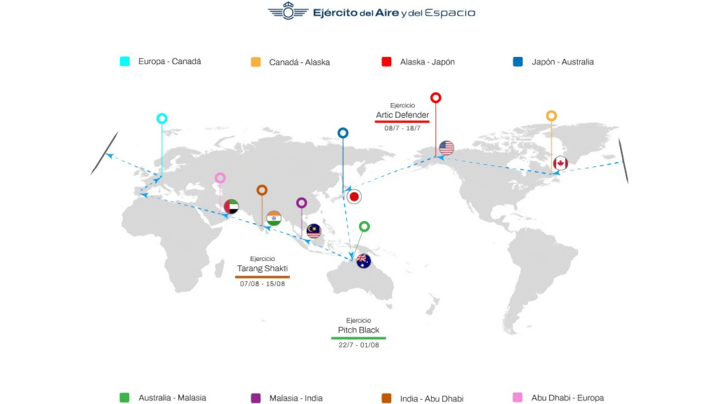 Mapa del Pacific Skies 2024