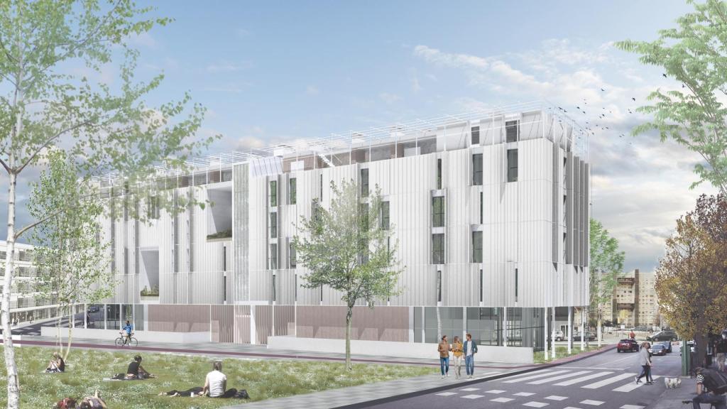 Infografía de una de los futuros edificios de Navia.