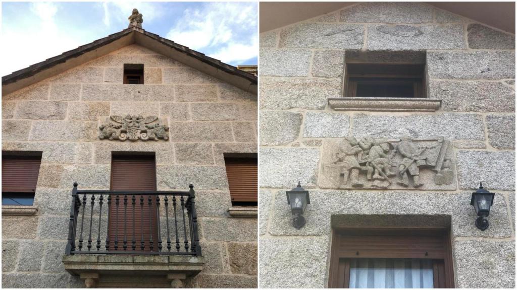 Relieves de viviendas de Laxedo.