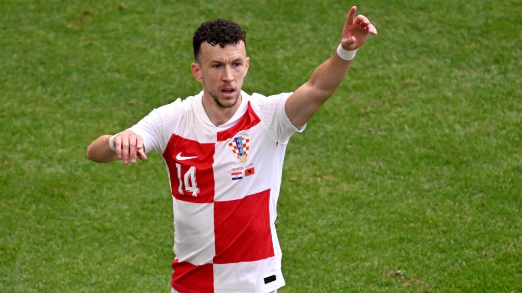 Perisic, con Croacia, en la Eurocopa 2024.
