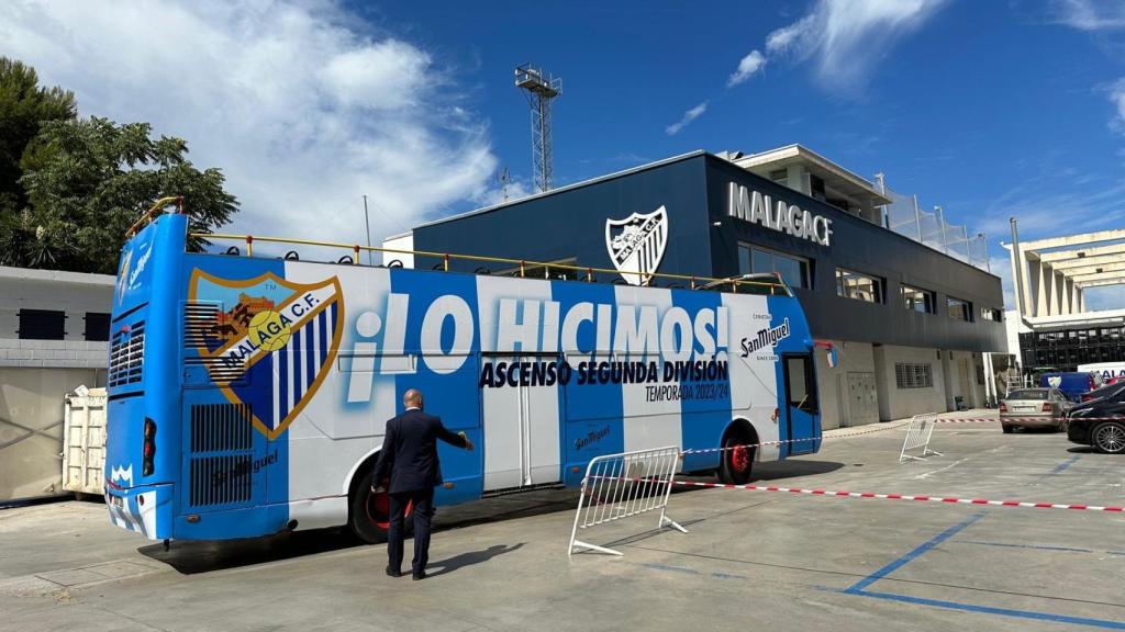 Autobús del Málaga.