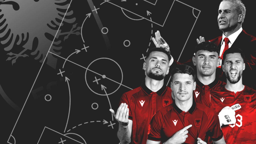 La pizarra de Albania en la Eurocopa