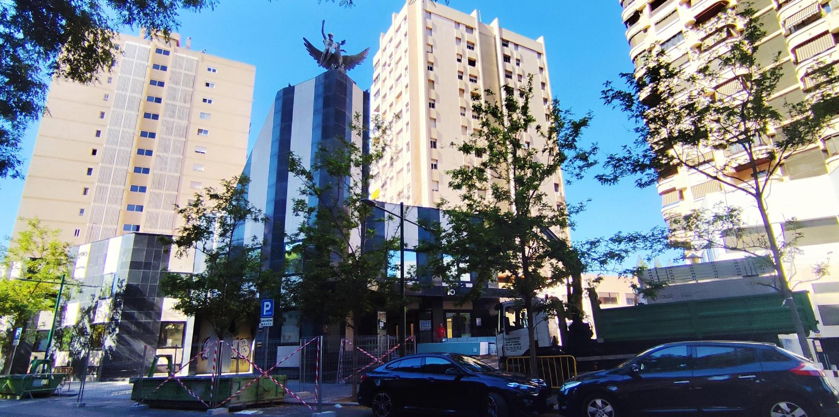 Antiguo edificio de Aliianz en Málaga.