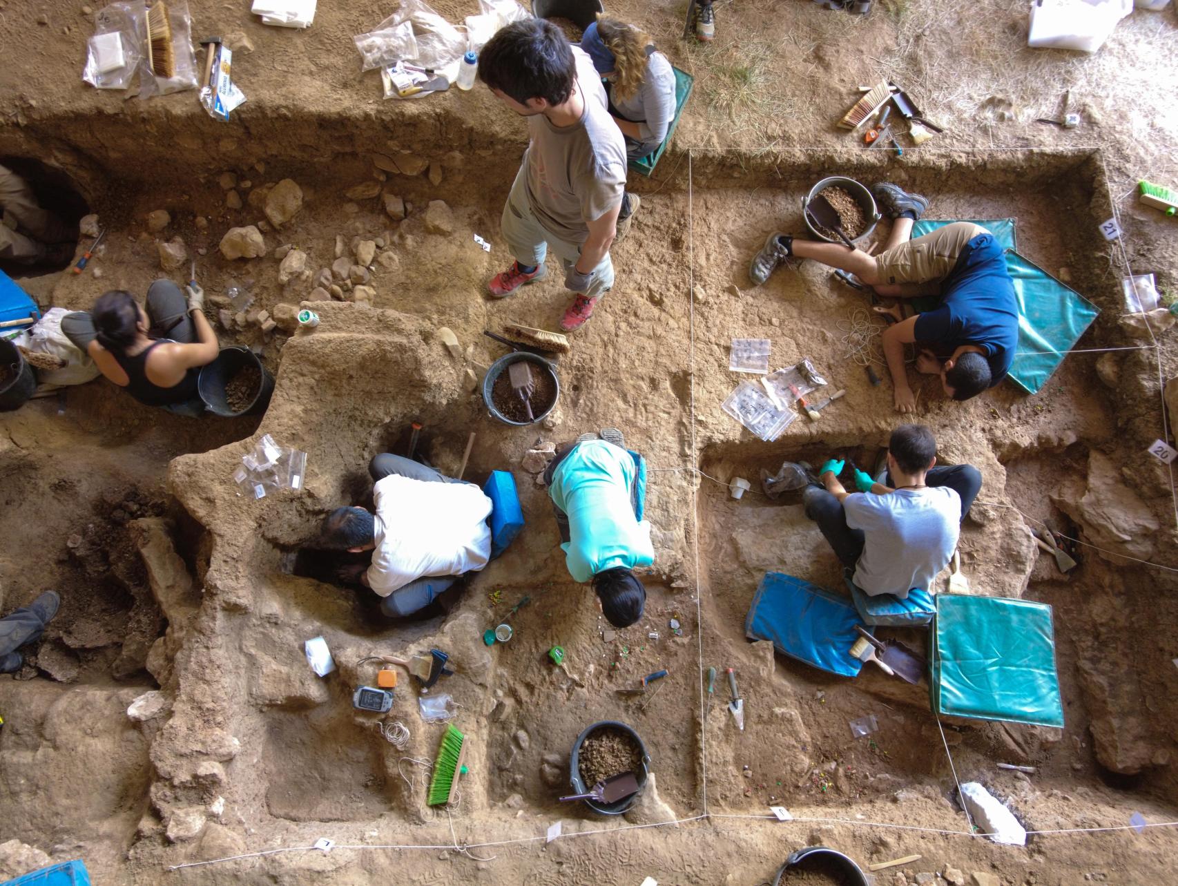 Otra imagen de las excavaciones en el yacimiento.