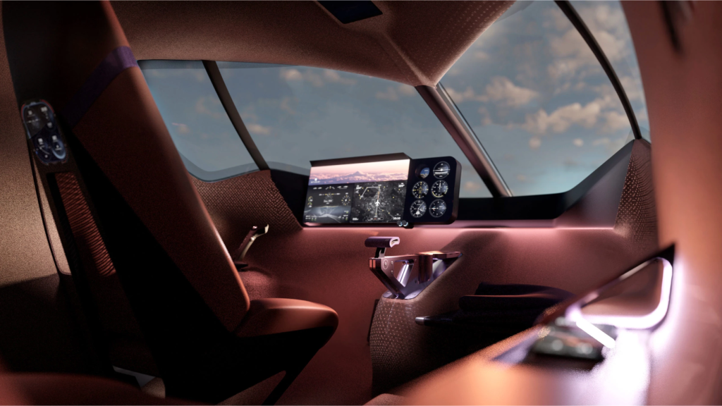 Interior del CEO Jet