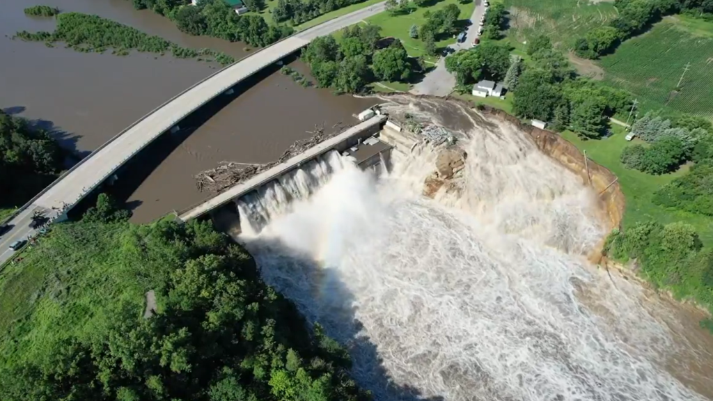Presa Rapidan en Minnesota, Estados Unidos.