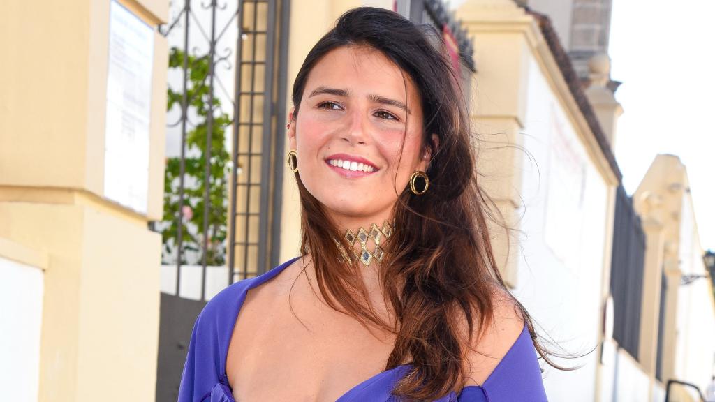 Tana Rivera, este pasado viernes, durante la boda de Sibi Montes, hermana de Lourdes Montes.