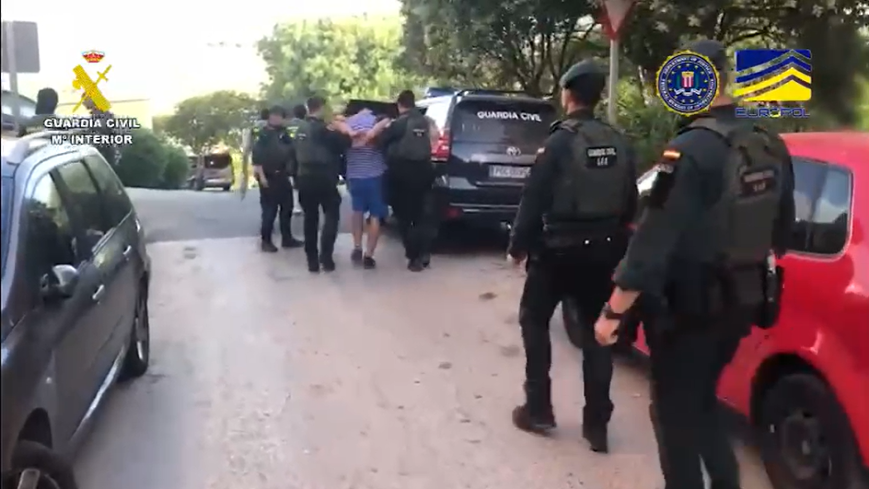 Operación antiterrorista llevada a cabo por la Guardia Civil hace unos días en España.