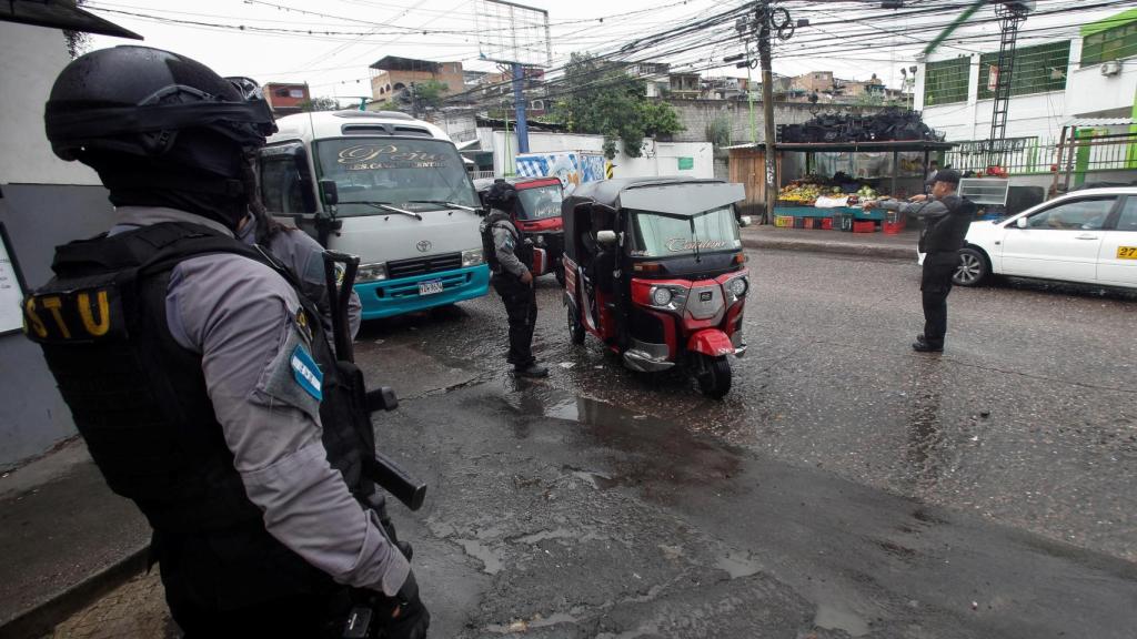 Imagen de las lluvias en Tegucigalpa.