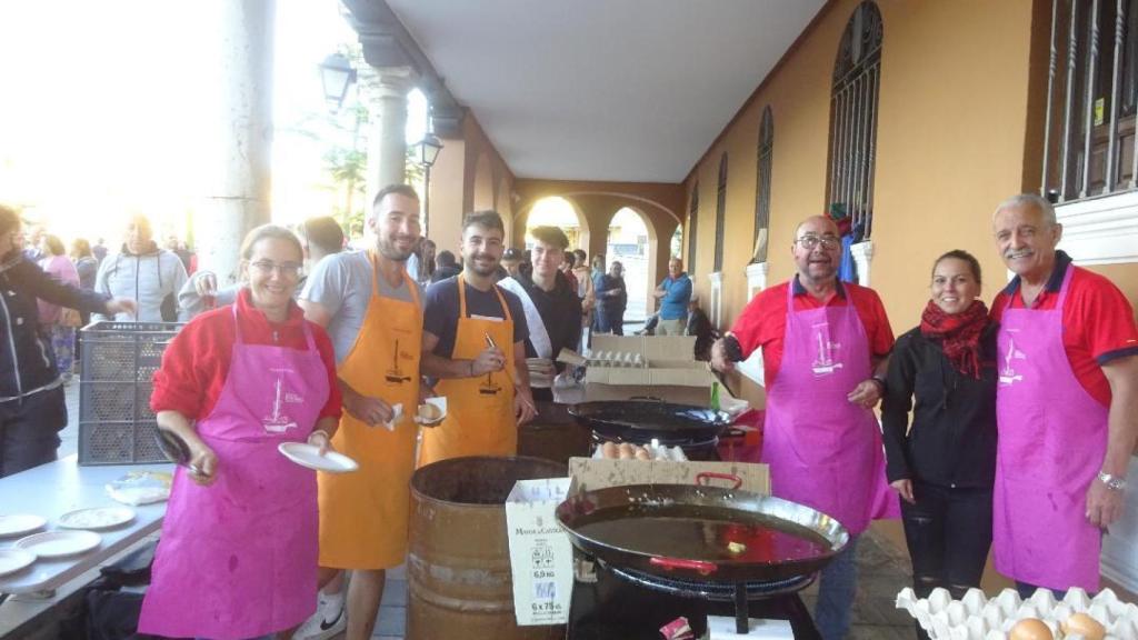 Imagen del concurso de huevos fritos en Villalón