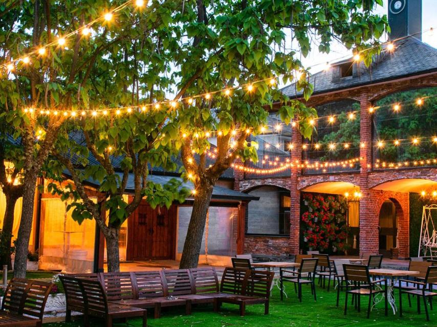 Imagen del Patio de las Orquídeas, en la Finca La Casona