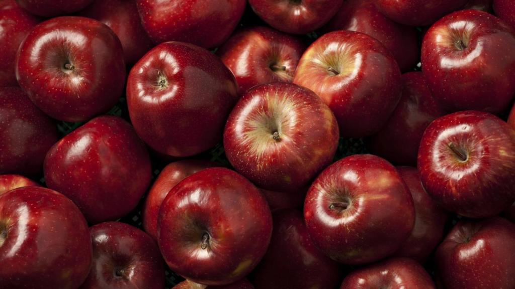 Manzanas rojas.
