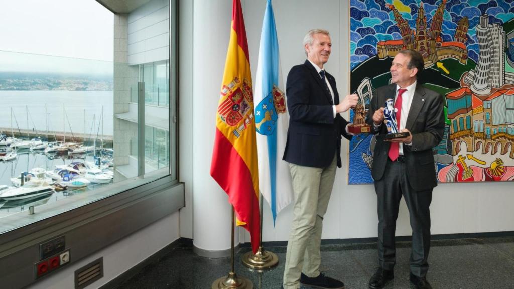 Alfonso Rueda y Abel Caballero.