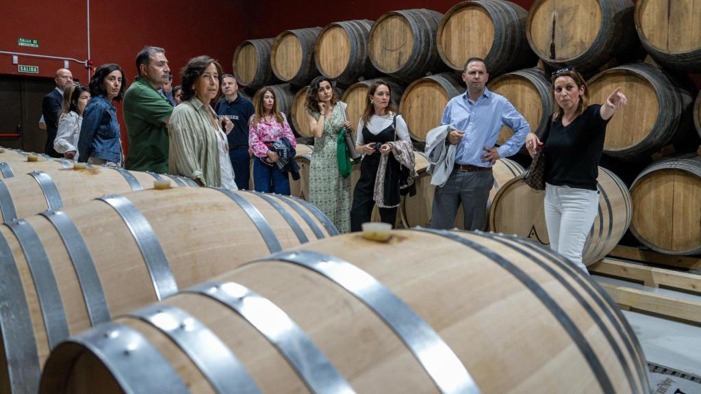 Visita Dircom CyL a Bodega de Alberto